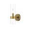 Z-Lite Datus 1 Light Wall Sconce, Rubbed Brass & Clear 4008-1S-RB - alternate 4